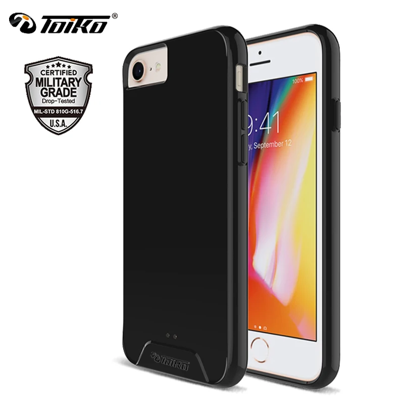 TOIKO Chiron черный ударопрочный ТПУ PC Гибридный чехол для iPhone 7 8 6s 6 Plus аксессуары
