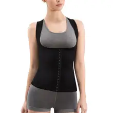 Однобортный неопреновый Топ-туника, жилет, корсет для похудения, жилет для тела, спортивные женские желтые розовые спортивные костюмы на открытом воздухе 28*34 см