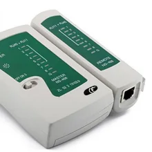 100 шт. Профессиональный сетевой кабель тестер RJ45 RJ11 незащищенная витая пара кабеля локальной сети тестер сетевых инструментов ручной телефонная проводка линии детектор