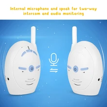 2,4 ГГц беспроводной цифровой аудио-Детский Монитор няня домофон камера электронная сигнализация Горячая