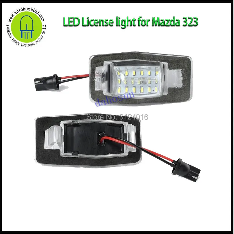 

2PCS x dahosun LED License Lamp for Mazda 323 for Car Number Plate Light