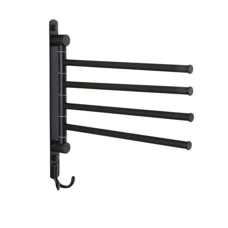 

Towel Bars Wall Mounted Swing Towel Bar Towel Rack with Swing Arm Oil Rubbed Bronze Towel Rail Holder for Bathroom