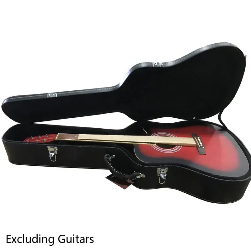 

Glarry 41 Inch High Grade Folk Acoustic Guitar Carrying Case Crocodile Dermatoglyph Leather Handle Guitarra Bag Guitar Accessory
