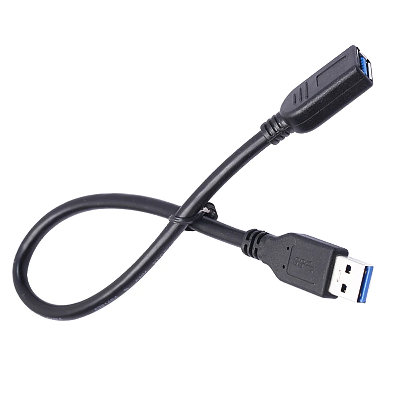 

Onsale 33cm USB 3.0 Extension Cable Type A Male To Female Cables Adapter Extender Wire Cord Black For PC Notebook