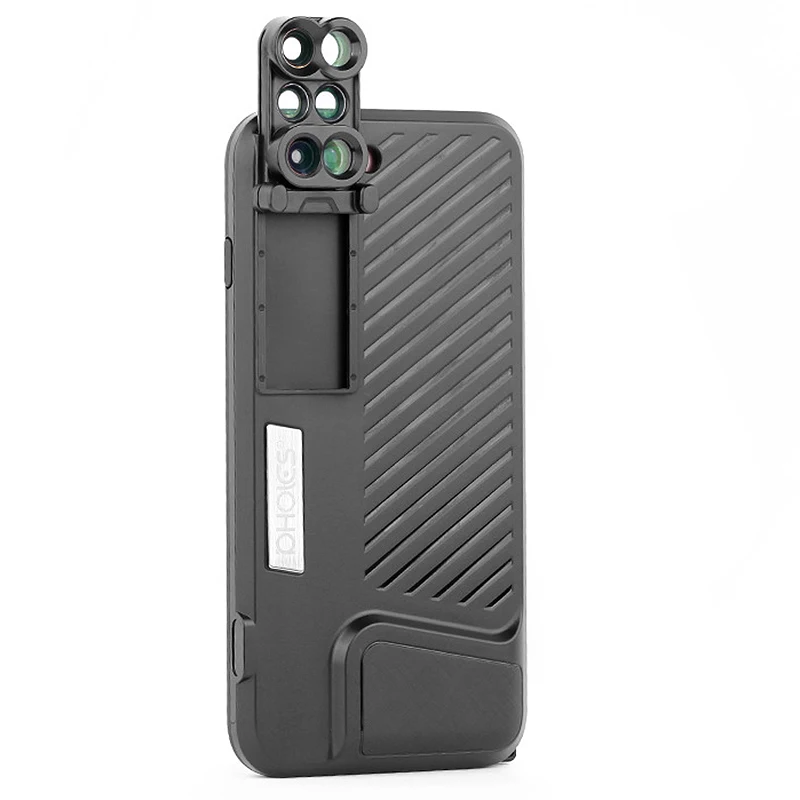 Pro Pholes 6 в 1 объектив для телефона с чехлом iPhone 7 8 Plus широкий Angle10X макрообъектив
