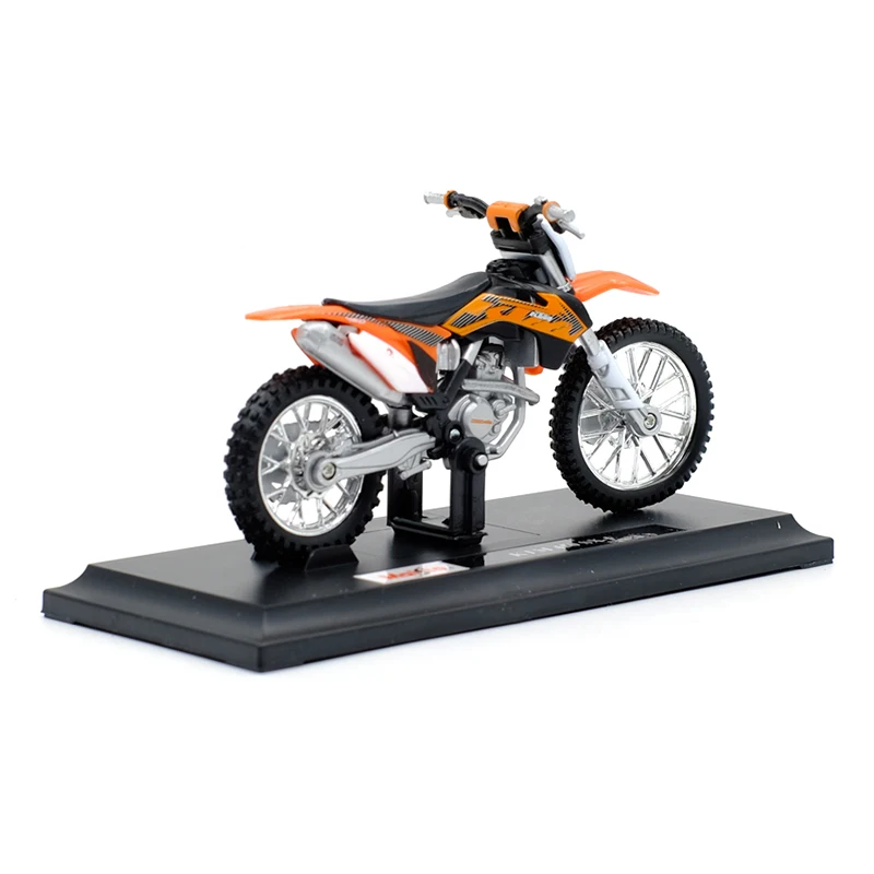 Модель мотоцикла MAISTO 1:18 KT & M 450SX F литая под давлением реальная короткопоглощающая