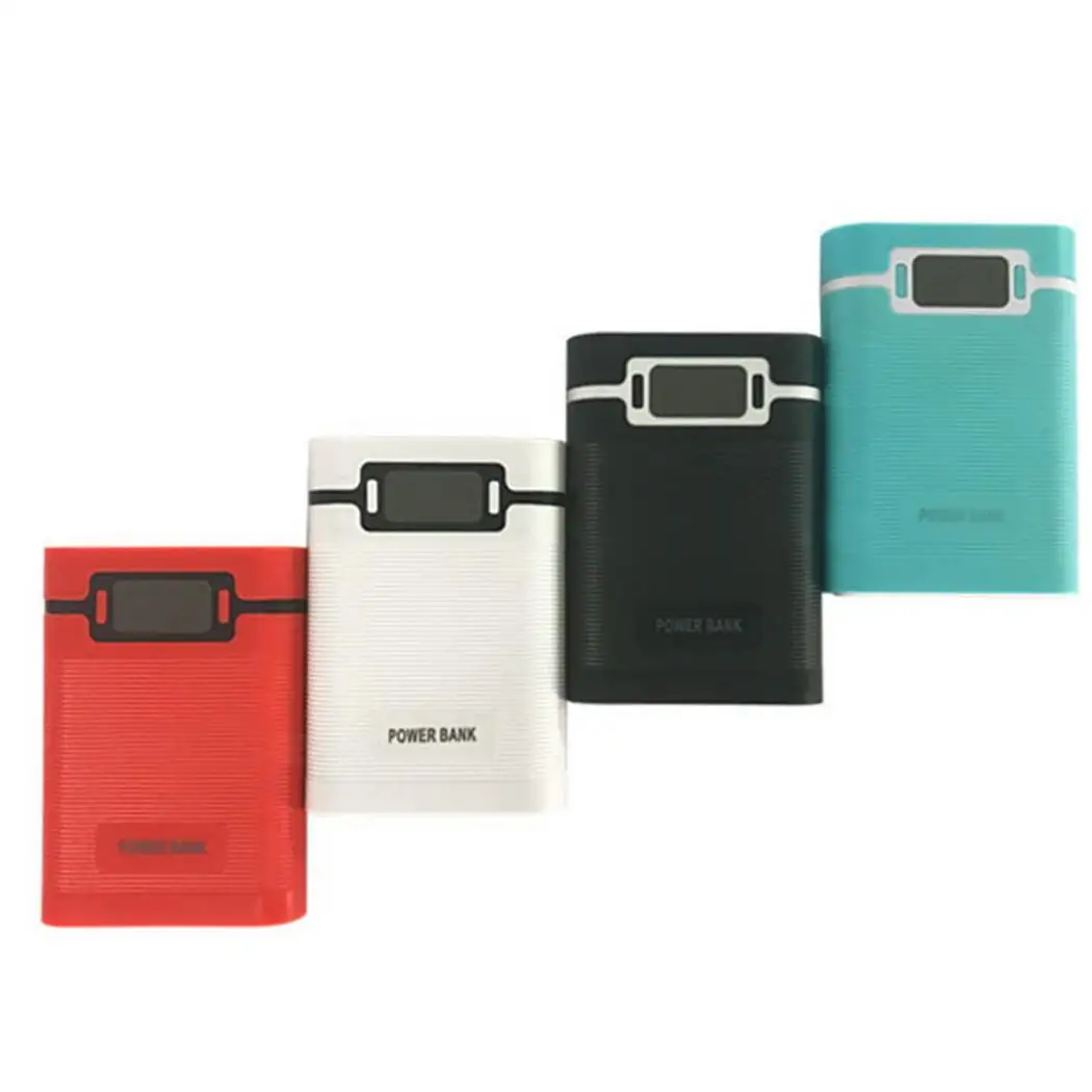 power bank case 4 x 18650 (battery not included) charger box portable power display portable external power bank case power bank case 4 x 18650 (battery not included) charger box portable power display portable external power bank case