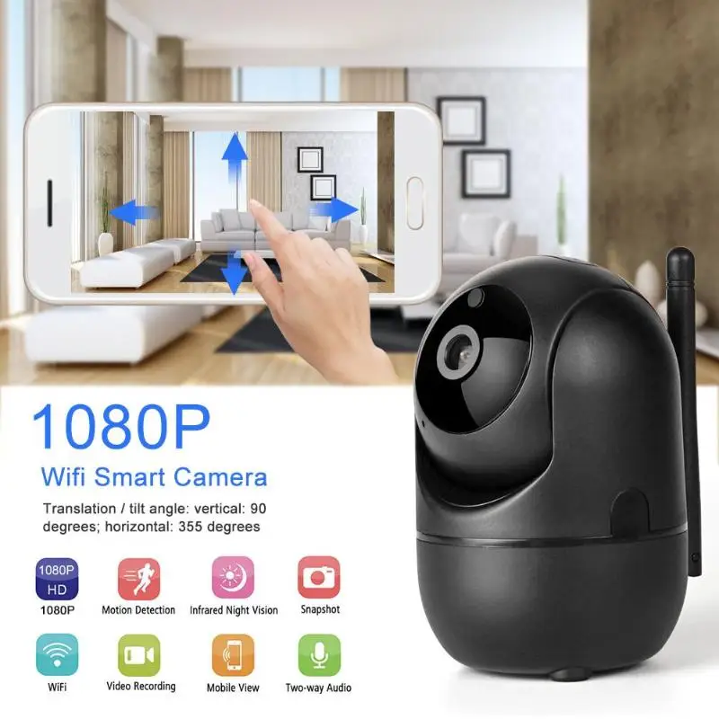 

1080P Cloud Wireless WIFI IP Camera Intelligent Auto Tracking Home Baby Security Video Surveillance CCTV Network Camcorder