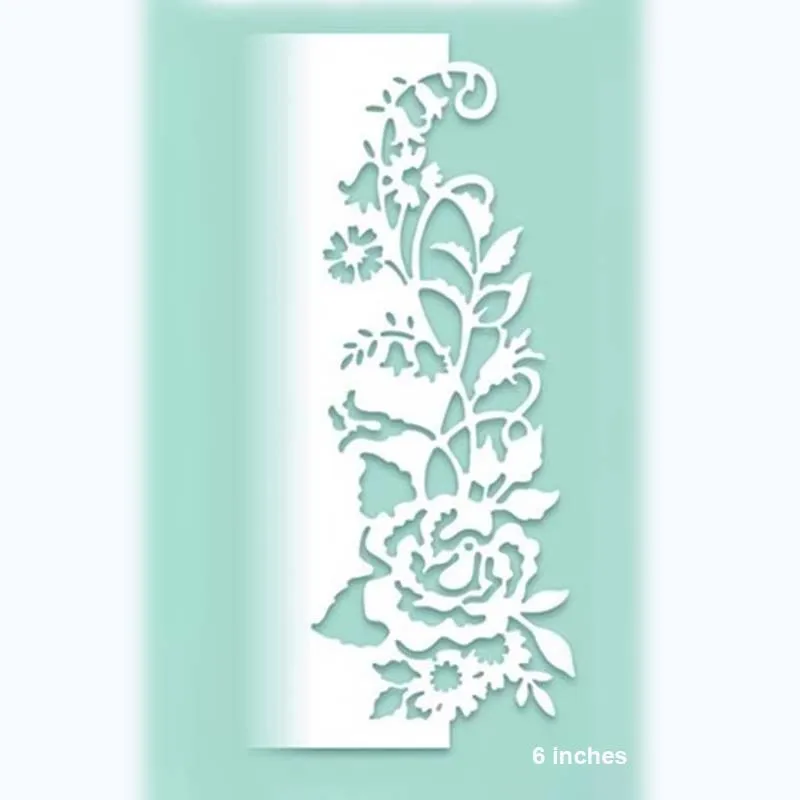

6 inches Flower Border Cutting Dies 2019 Scrapbooking Dies Metal for Card Making Embossing Craft Die Cut DIY Album Decoration