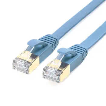 

1/2/3/5/10/15/20M Flat Cat7 Ethernet Patch Cable High Speed Network Transmission For RJ45 Network LAN Interface