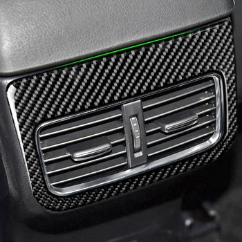 

Carbon Fiber Car Armrest Box Rear Air Condition Vent Outlet Cover Decorative Sticker Trim For Mazda CX-5 CX5 CX 5 2017 2018