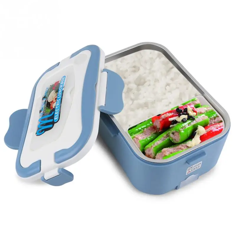 

Travel School Office Home 1500ML Portable 12/24V Car Electric Heating Lunch Box Bento Rice Food Warmer Container Dinnerware A30