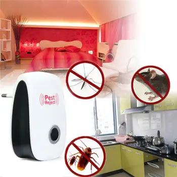 

Electronic Ultrasonic Mosquito Killer Reject Bug Mosquito Cockroach Mouse Pest Reject Magnetic Killer Repeller