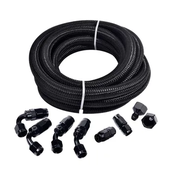 

SPEEDWOW Aluminum Alloy Oil Fuel Hose Line Hose Fuel Hose Fitting Adapter Swivel Fittings AN6 To AN10 Fuel Tank Fitting Engine