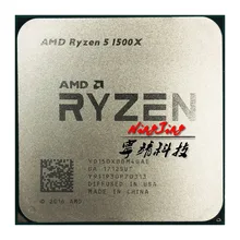 AMD Ryzen 5 1500X R5 1500X 3.5 GHz Quad-Core Eight-Core CPU Processor L3=16M 65W YD150XBBM4GAE Socket AM4