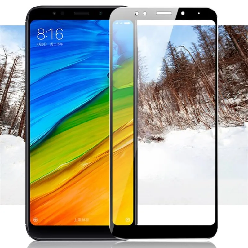 Полное покрытие закаленное стекло для Xiaomi Redmi 6 5 Plus 5A 6A Pro Note Защитная пленка