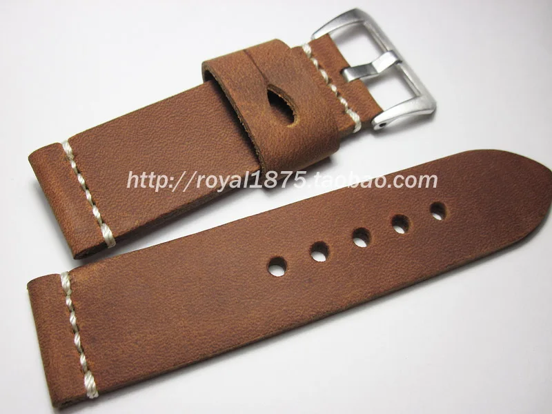 

26mm New design high quality Handmade vintage watchbands watch accessories Genuine Leather watch band Universal watch straps