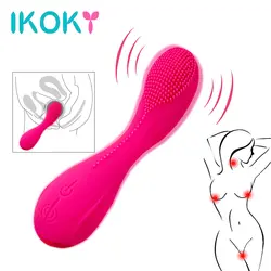 IKOKY 7 Режим кисти Вибраторы вагинальный клиторальный стимулятор G-spot массаж сильный вибратор для секса игрушки для женщин интимные товары