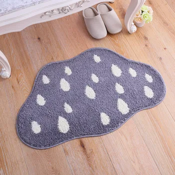 

Polyester Dark Clouds Raining Floor Mat Carpet Living Room Area Rug Anti-skidding Fashion Tapete Home Decor