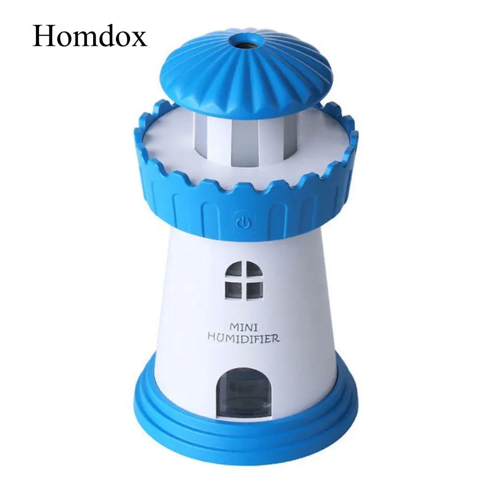 

Humidifiers USB diffuseur Humidifier Freshener Diffuser Fashion huile humidificador Air Led Ultrasonic Aroma essentie Lighthouse