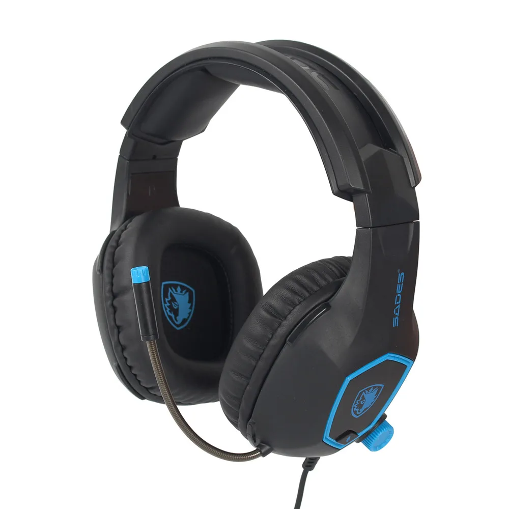 

Sades Sa818 Computer Gaming Headphones Pc Gamer Headset For Ps4 New Xbox One Controller Laptop Mobile Phone With Mic Bass Casq