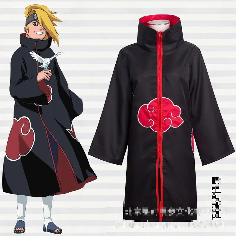 

Naruto Cloak Robe Cape Akatsuki Cosplay Costumes Orochimaru Uchiha Madara Sasuke Itachi Cloak Clothes