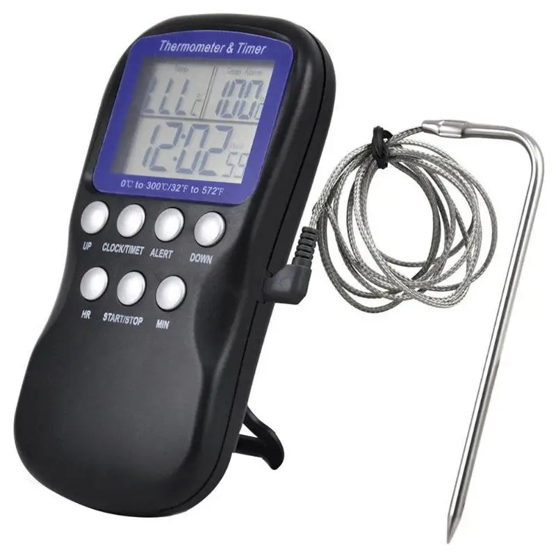 Boiling Syrup BBQ Temperature Oven Meat Temperature Probe LCD Digital