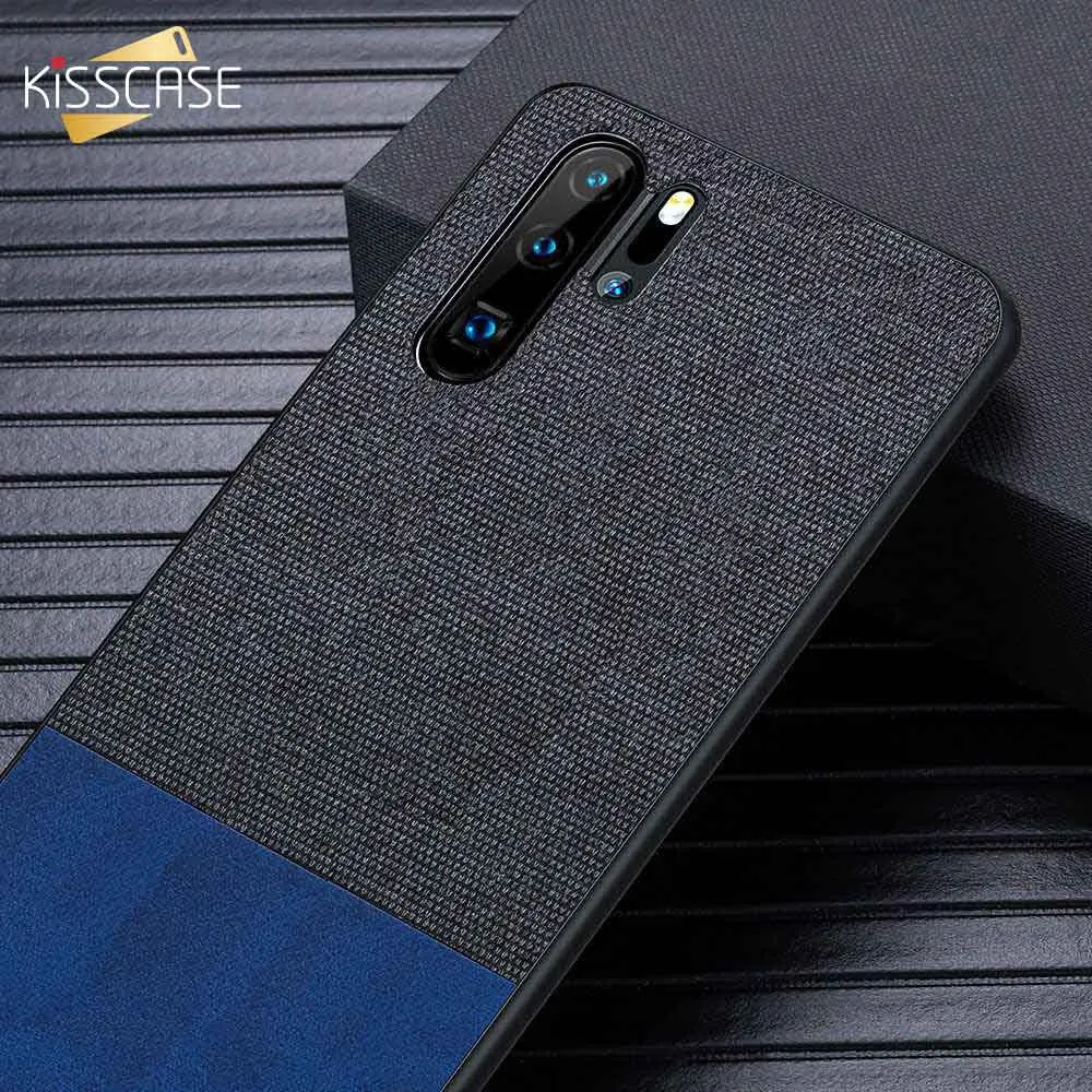 KISSCASE Plain Cloth Leather Case For Samsung Galaxy J3 J5 J7 2017 EU J4 J6 Plus 2018 J2 Prime Business Luxury Back Covers |