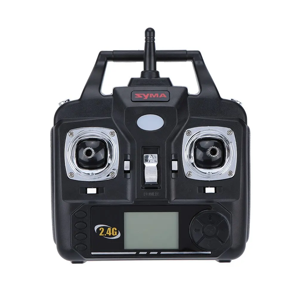 Original Syma X5C X5C-1 Transmitter with Blue Light Syma 2.4G 4CH Transmitter for Syma X5C X5C-1 X5SC RC Quadcopter Drone