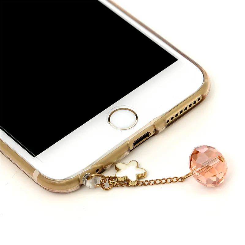 Универсальный 3,5 мм Алмазный пылезащитный Разъем Аксессуары для мобильных телефонов гаджеты наушники Enchufe Del Polvo вилки для iPhone 7 6 6 S 5s