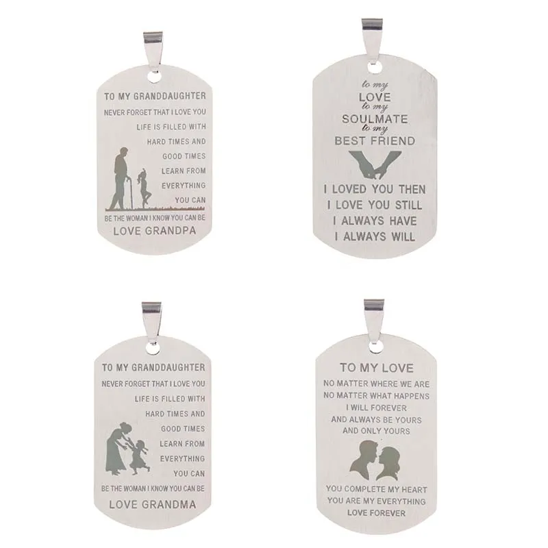 

DIY Lover Vintage Men Military Licence Pendant Necklace For Women Men Fashion Jewelry Accessories Handmade Charms Necklaces