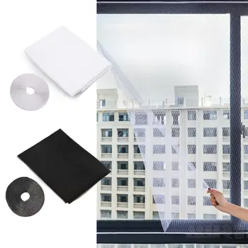 

DIY Mosquito Net Curtain Window Net Anti-insect Mesh Screen with Stickers Tape Anti Mosquito Bug Fly Kitchen Window Mesh
