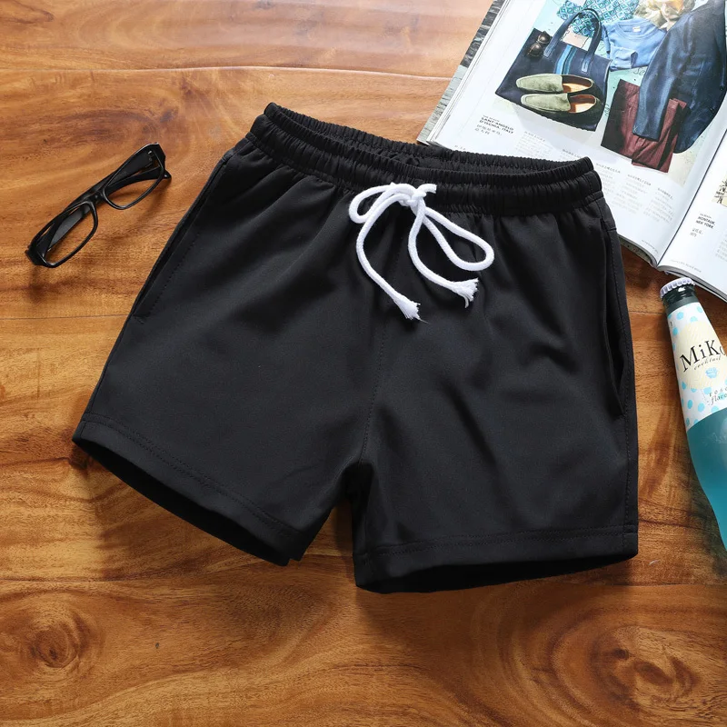 

Men's shorts spring 2019 new travel men's slim three-piece shorts beach pants high stretch slacks personality youth men's wear