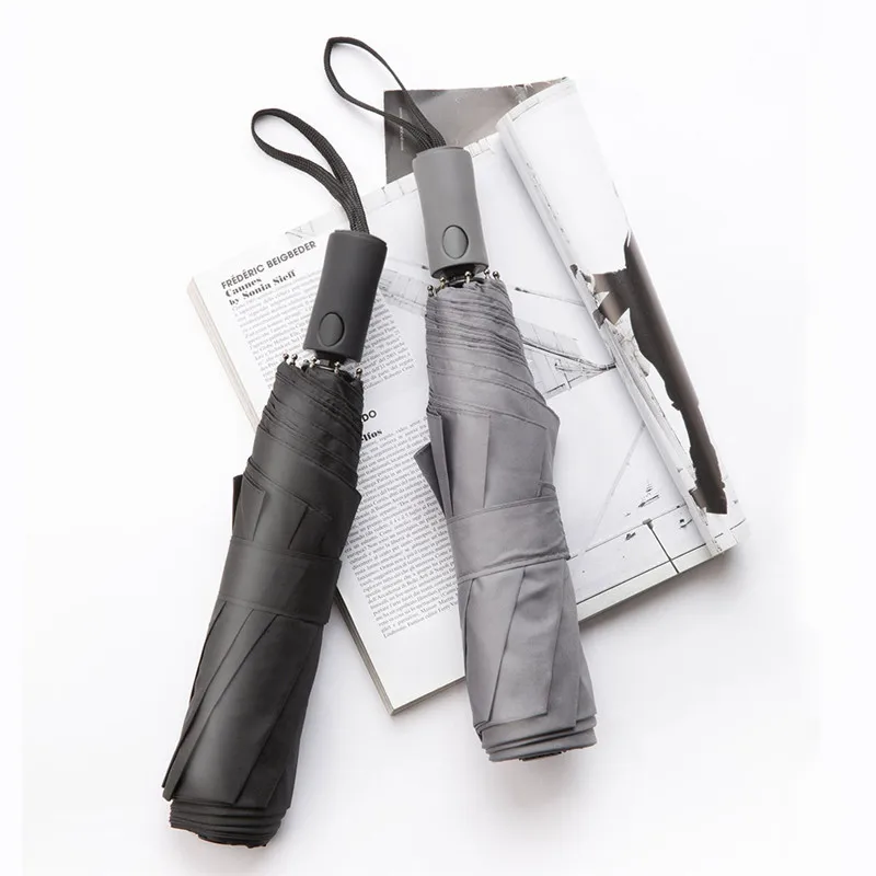 

Rain Gear 2-3 People 124cm UPF50+ Automatic Umbrella Portable Super Large UV Windproof Folding Sunshade Umbrellas For Xiaomi