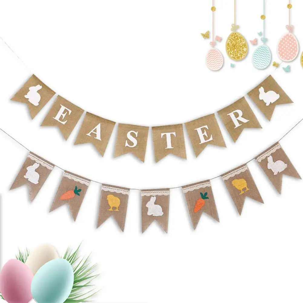 

2M Burlap Hanging String for Easter Party Decor Photography Prop