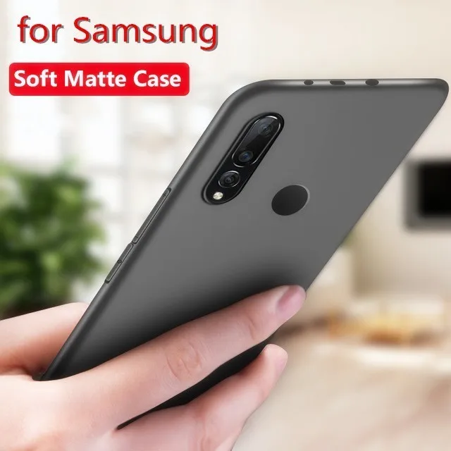 

Matte Soft Silicone Skin Back Cover Phone Cases For Samsung A30 A50 A10 A40 A70 M10 M20 M30 2019 A6 A8 Plus A7 A9 2018 A750 A9S
