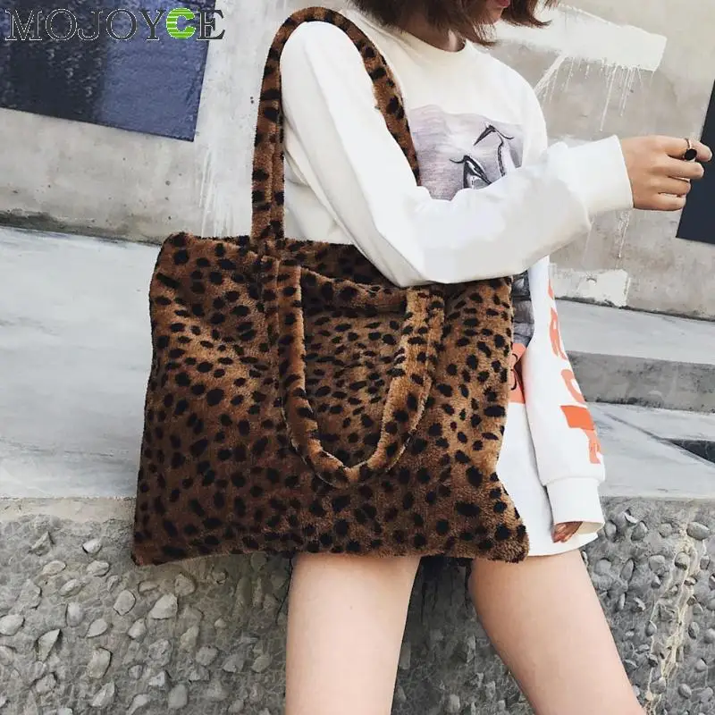 

Vintage Fashion Women Bag Totes Faux Fur High Quality Velvet Girls Shoulder Bag Handbag Plush Female Top-handle Bags bolso mujer