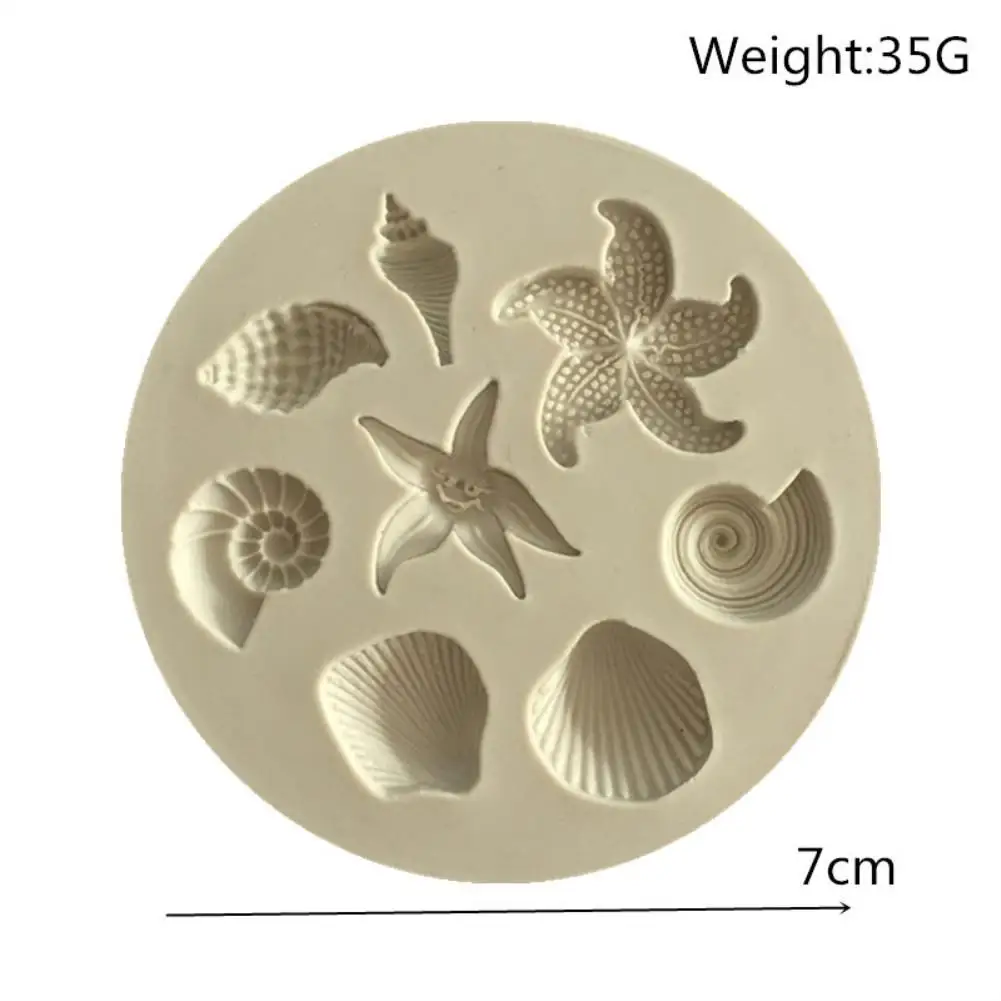 Adeeing Sea Conch Морская звезда в форме ракушки силиконовая форма DIY инструмент для