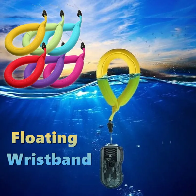 

Waterproof Camera Floating Wrist Bands Strap Diving Underwater For GoPro Hero 4 Xiaomi Yi SJCAM Camera Accessories