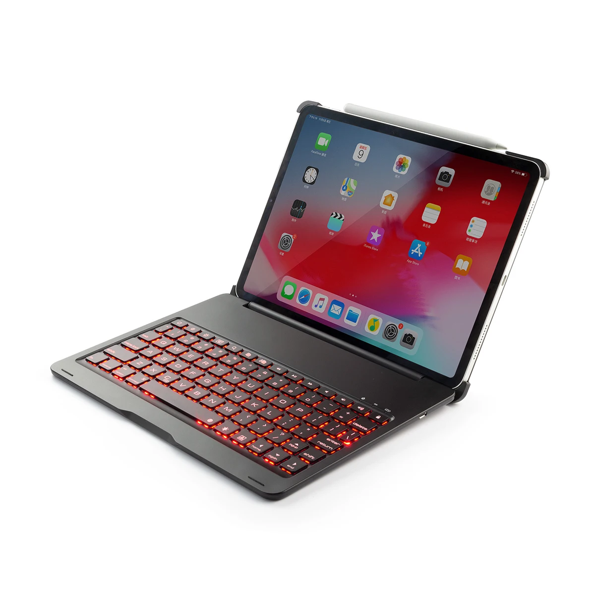 

Smart Tablet for Case for iPad Cover Wireless Bluetooth Keyboard with 7 Colors Backlight New Ultra-thin Bluetooth Keyboard Cover