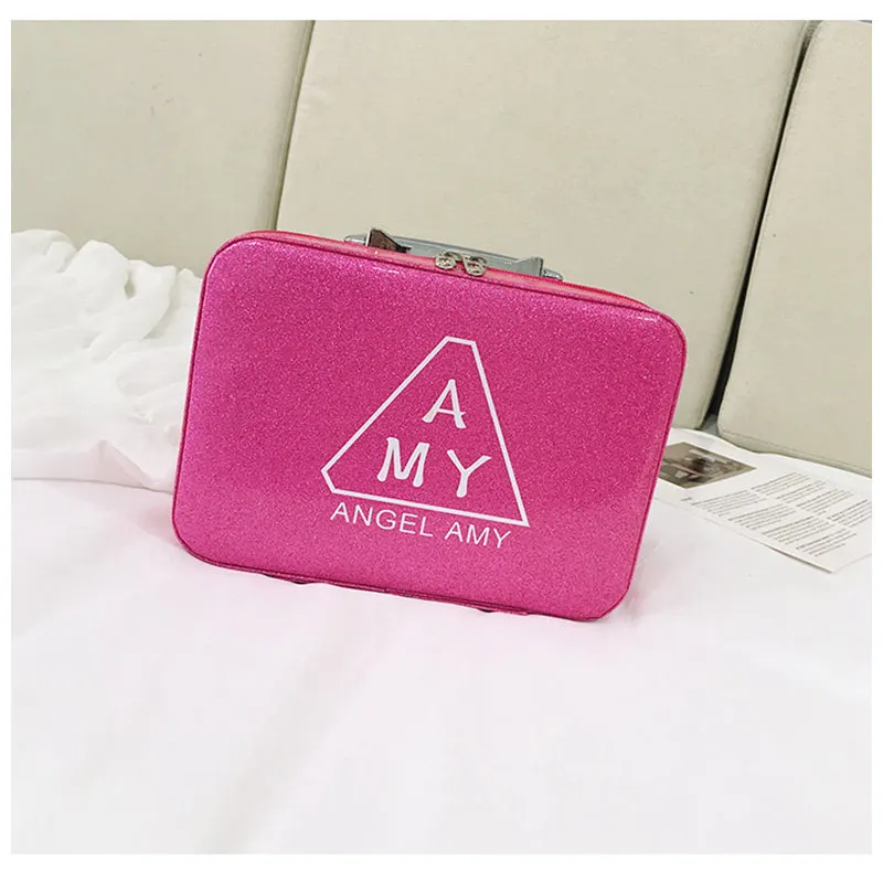 

Portable Travel Beauty Cosmetic Bag Makeup Case Organizer Handbag cosmetic Make Up bag Storage Box Beauty cosmetics