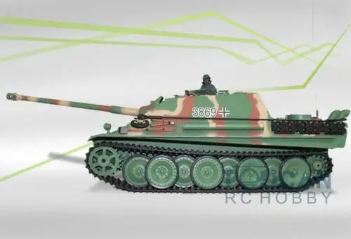2 4G Henglong 1/16 масштаб 6 0 поколение инфракрасный боевой пластик Ver немецкий Гепард RTR