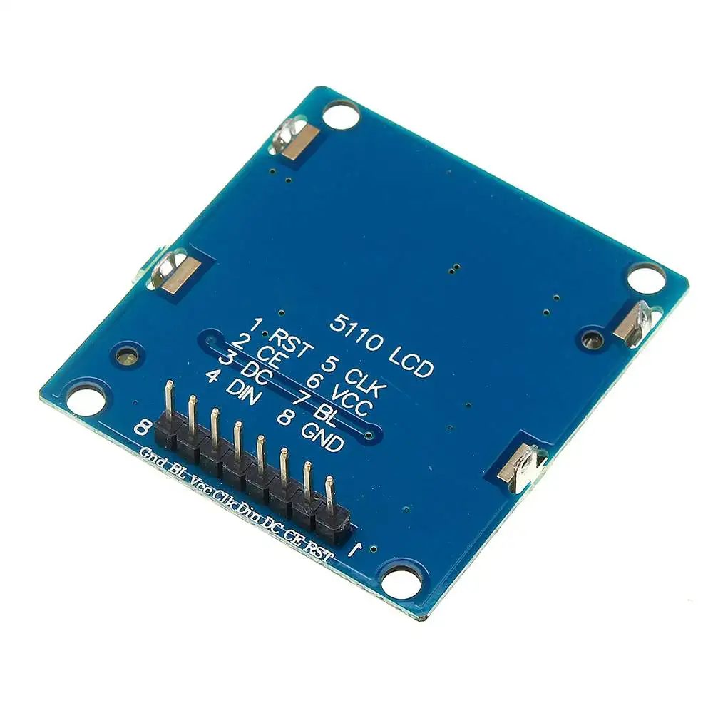 LEORY 1 шт. 5110 ЖК экран модуль SPI совместимый с 3310 экраном для разработки Arduino|Дисплеи|