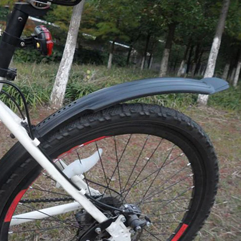 

Before + after Bicycle front fender 24/26 inch Cycling Front Rear Mud Guards
