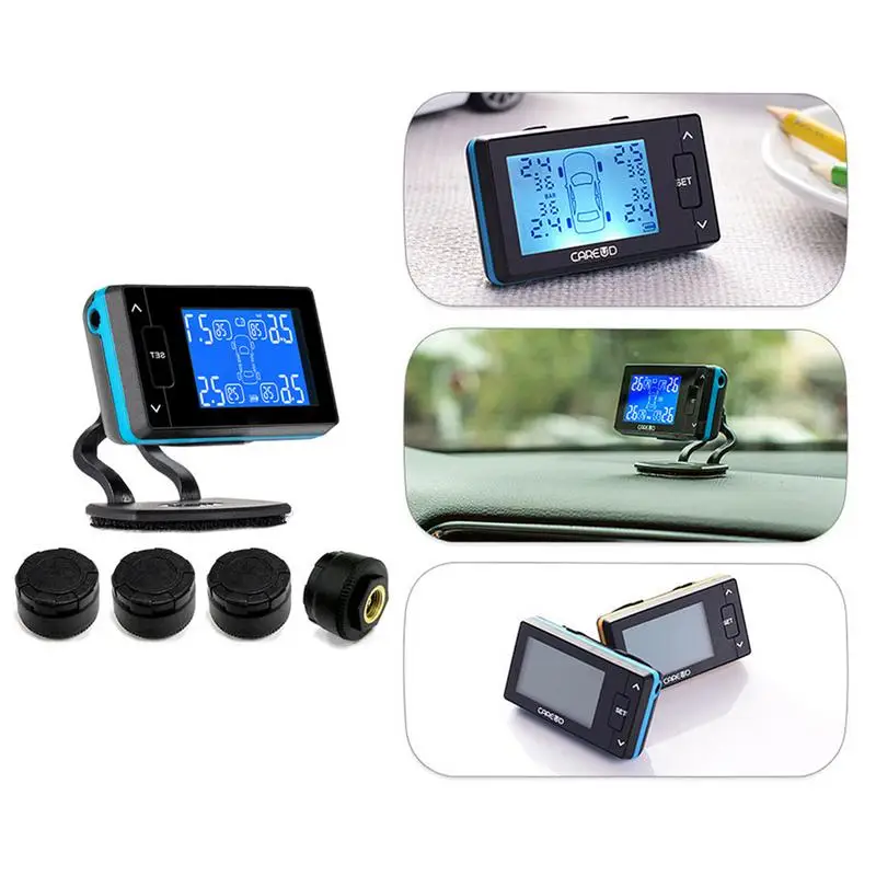 DC8V DC16V Универсальный Автомобильный TPMS 433 92 MHz беспроводной 4 колеса шины внешние