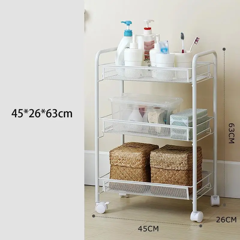 منظمة Almacenamiento Cocina Mensola Etagere دي Rangement Repisas مع عجلات المطبخ تخزين منظم Prateleira رف