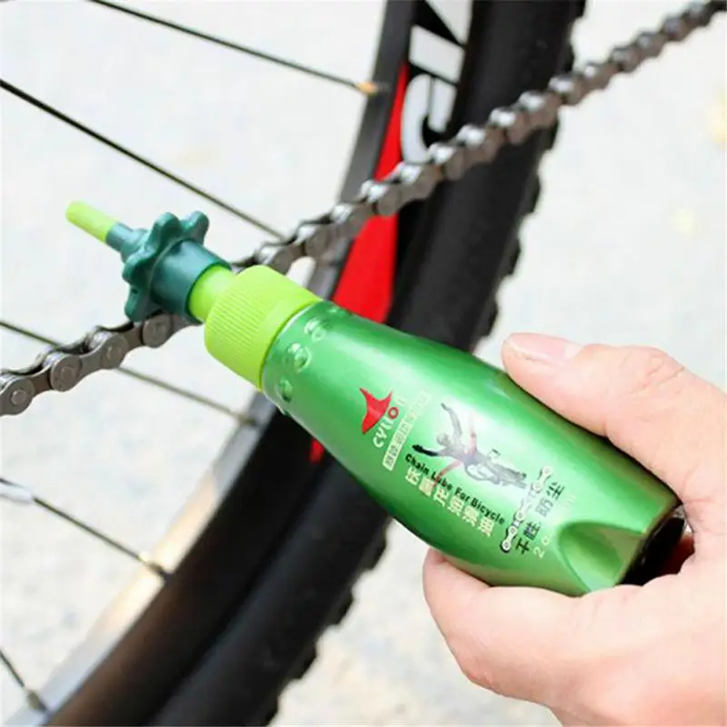 

60ML Bike Teflon Dry Lubricating Lube Bicycle Chain Oil Bearing Flywheel Brakes Rust Diagnostic Tool Mountain Bike Park Oil Tool