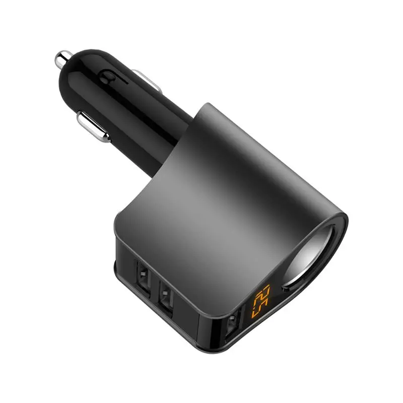 12-24 в 80 Вт автомобильный тройной USB двойной адаптер для автомобильного прикуривателя разветвитель конвертер 5 в 3.1A автомобильное напряжение диагностический дисплей