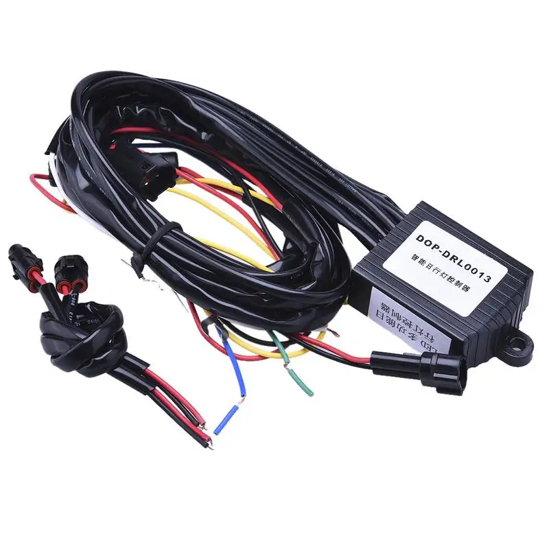 

DRL Controller Car Led Daytime Light Auto ON/OFF DRL Controller Wire With Flash Reduce Light And Synchronous Steering Function