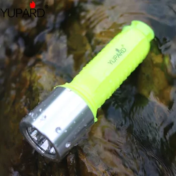 

YUPARD 18650 battery Waterproof underwater Diving diver torch light lamp Q5 LED 600LM Flashlight+2*1800mAh18650 battery+charger